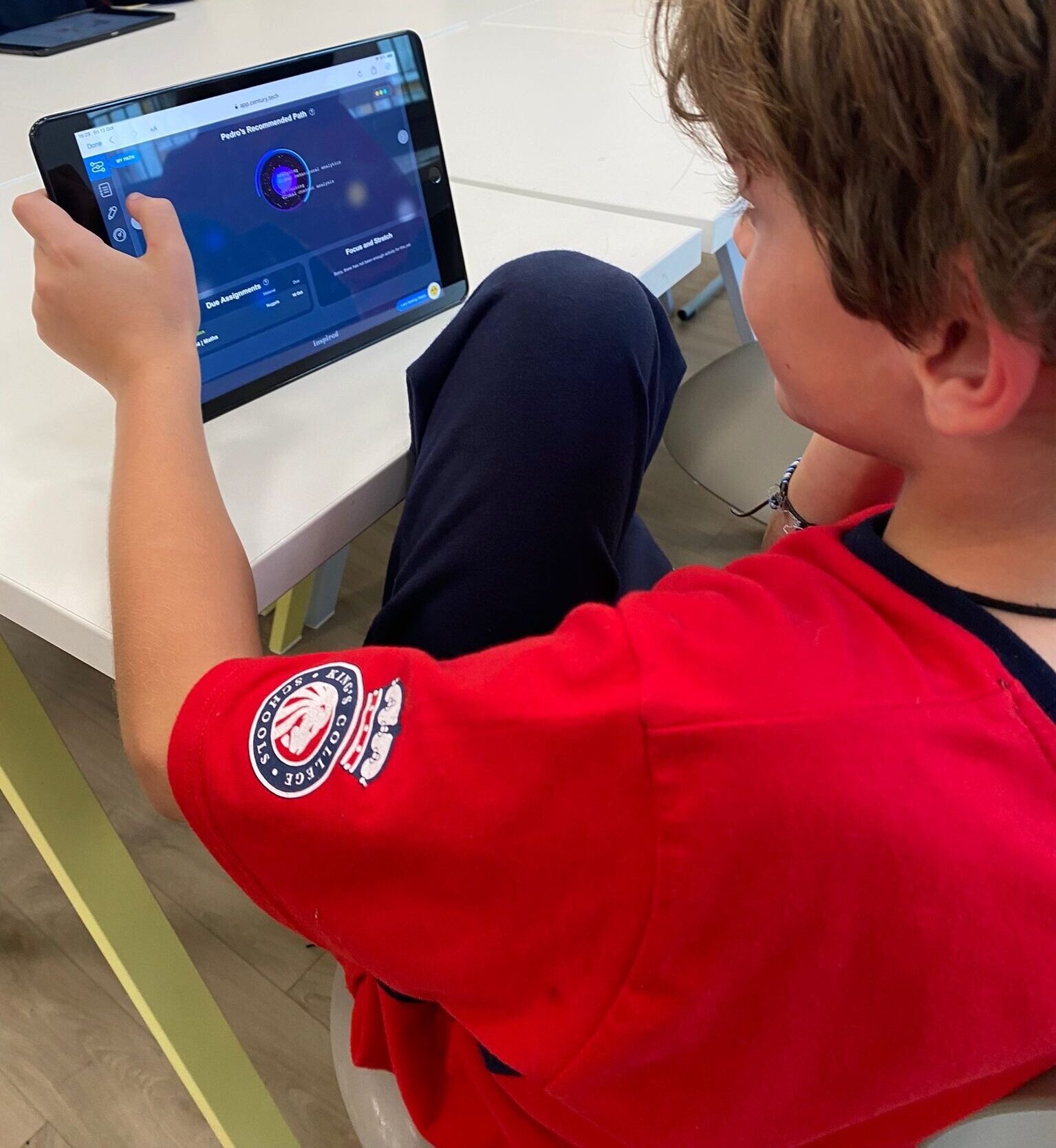 CENTURY's AI recalibrating a learner's Recommended Path
